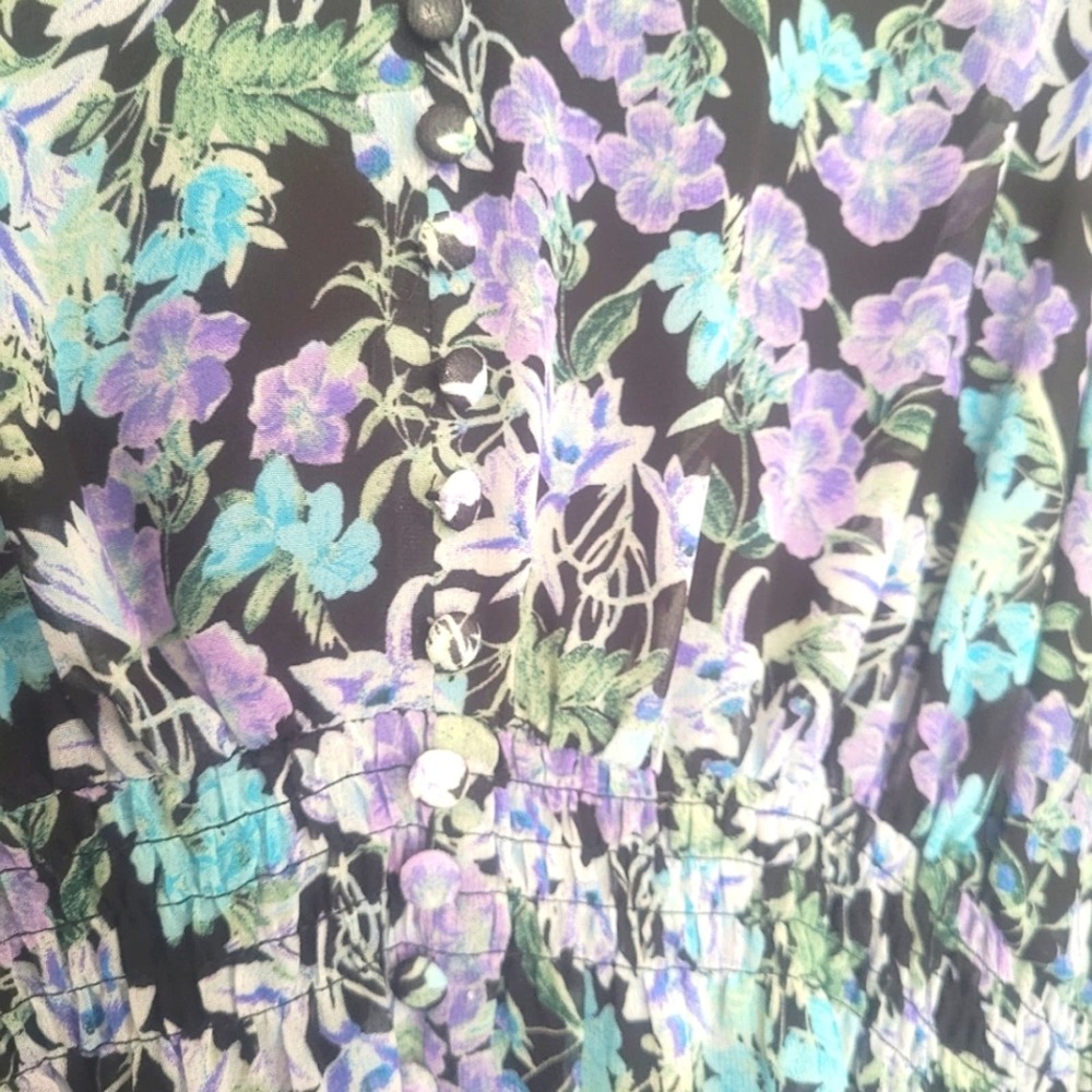 Taylor Chiffon Empire Waist Dress Size 12 - Picture 12 of 15